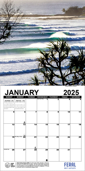 2025 Save The Waves Global Surf Calendar