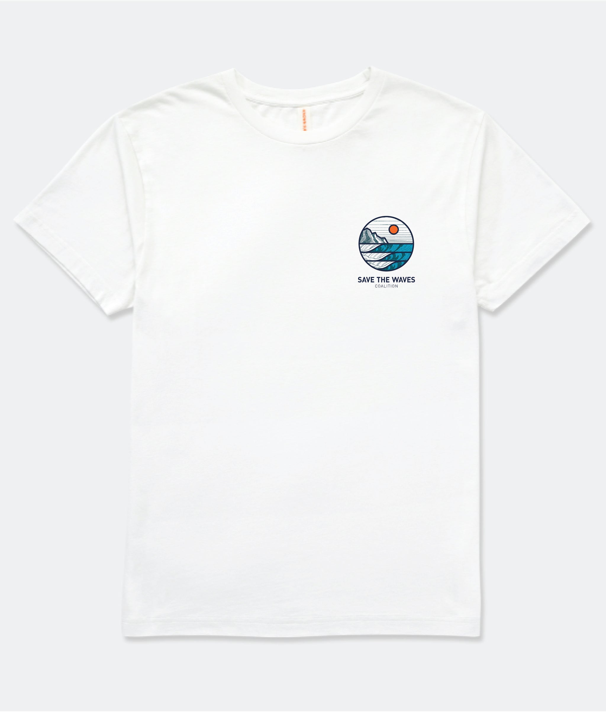 【HELLO SUNRISE】 HS Travel Agency Wave Logo Tee /追跡付 헬로선라이즈 트래블 에이전시 웨이브 로고 티셔츠_블루 | Hello