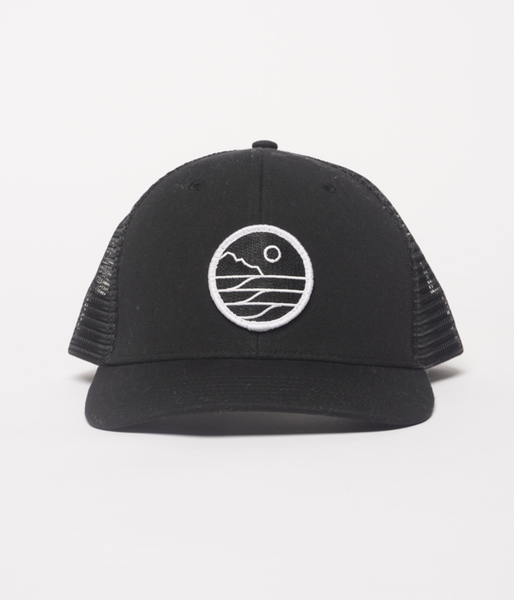Save The Waves Trucker Hat_Black_Front